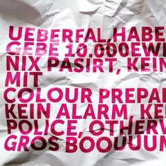 Zettel / Bankraub in Göppingen