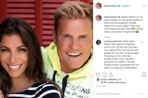 Dieter Bohlen spricht über das erste Treffen mit Freundin Carina Walz