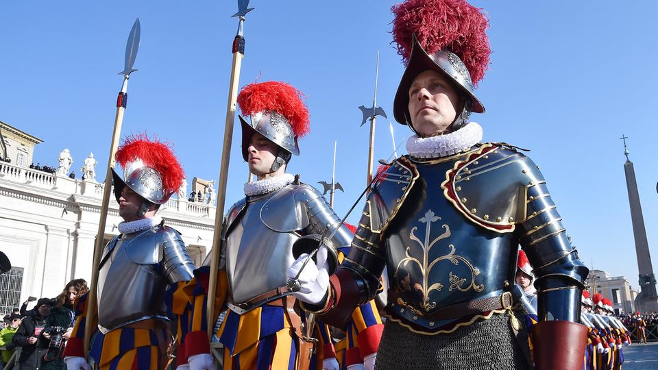 Am 6. Mai werden die Soldaten des Papstes vereidigt.