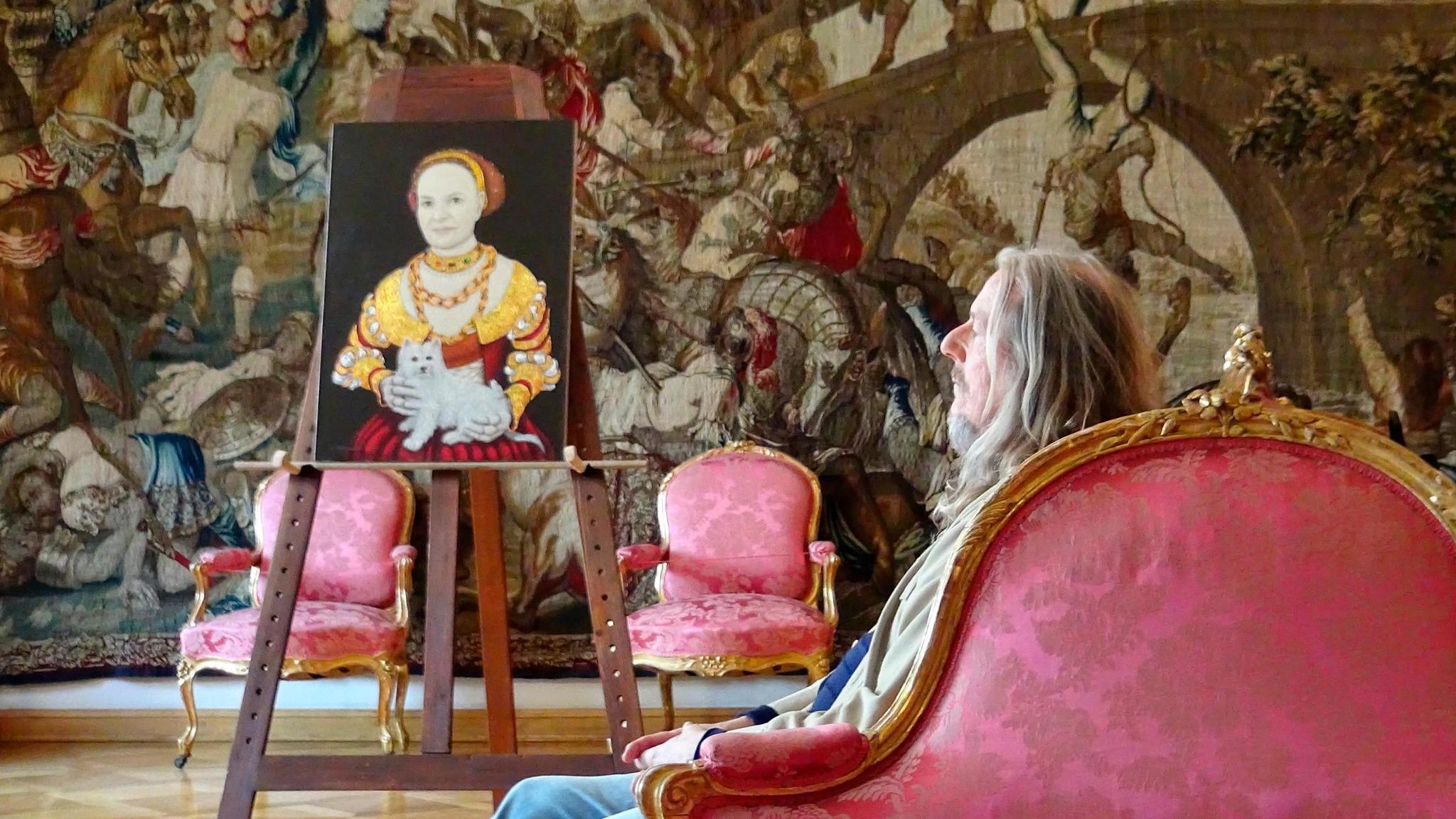 Legale Geschäfte: Für eine TV-Serie porträtierte Beltracchi Fürstin Gloria von Thurn und Taxis – im Stile Lucas Cranachs