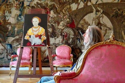 Legale Geschäfte: Für eine TV-Serie porträtierte Beltracchi Fürstin Gloria von Thurn und Taxis – im Stile Lucas Cranachs