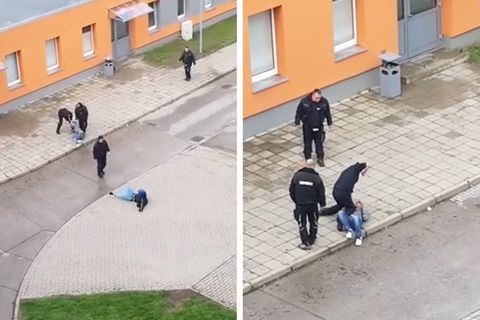 Halberstadt: Wachleute haben Geflüchtete im Camp offenbar misshandelt