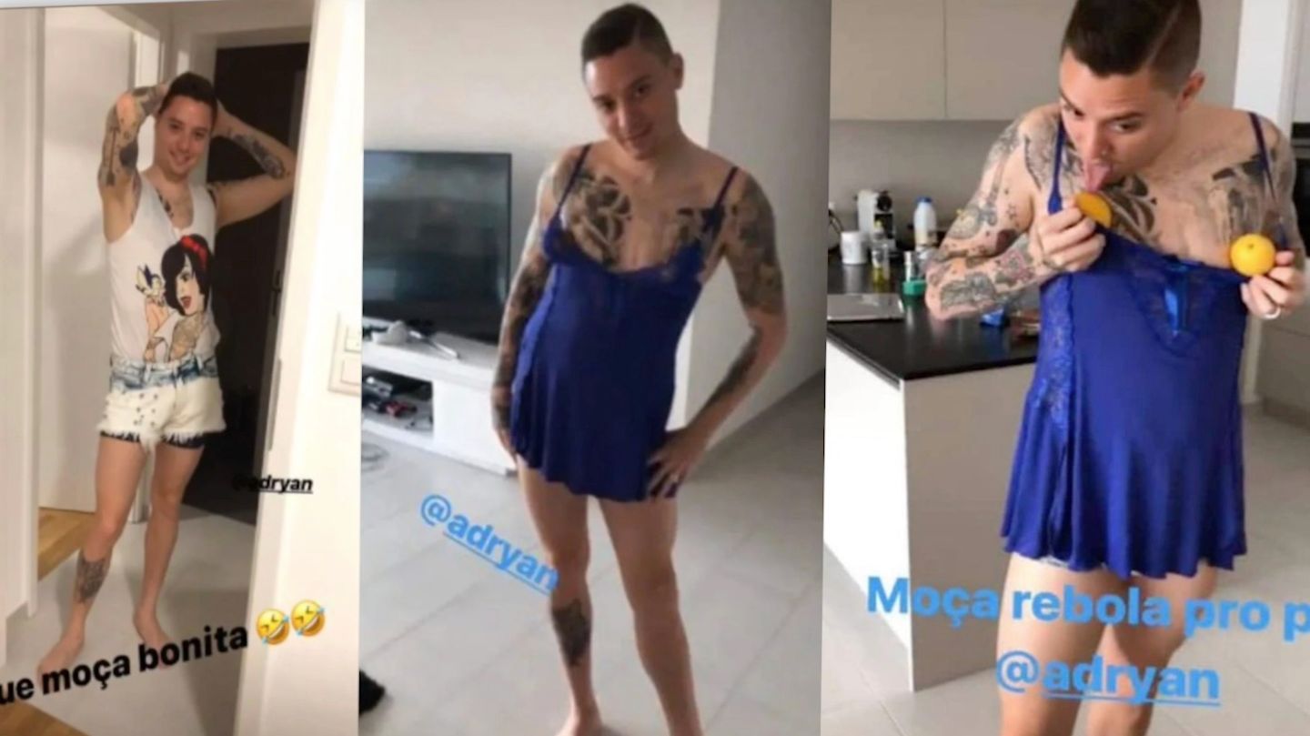 Fc Sion Schweizer Profifussballer Adryan Provoziert In Frauenkleidern Seinen Klub Stern De
