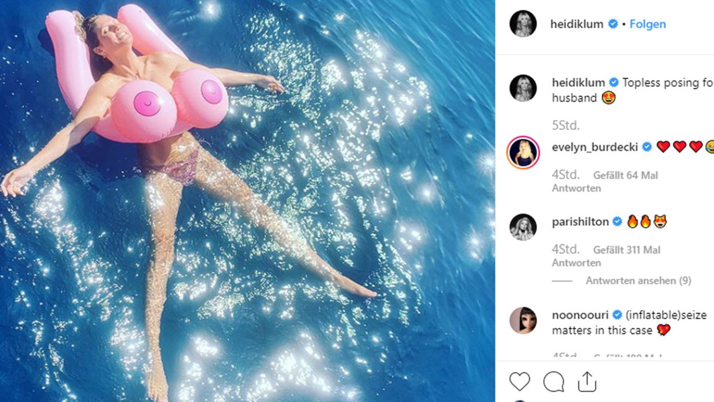Heidi Klum auf Instagram