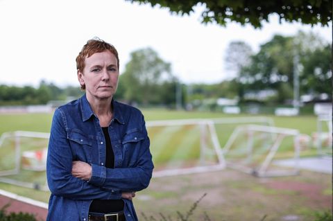 Ute Groth, Vorsitzende des DJK Tusa 06 Düsseldorf, bewirbt sich als DFB-Präsidentin