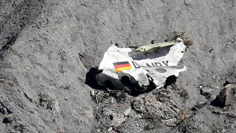 Trümmer der Germanwings-Maschine