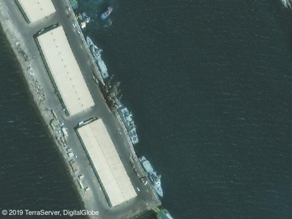 Zwei in Deutschland gebaute Raketenschnellboote des Typs Muray Jib