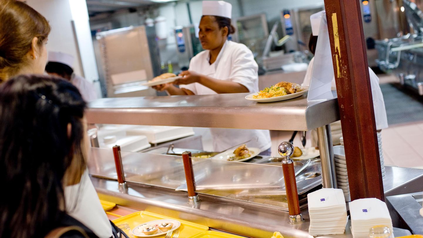 Blick in die Kantine des EU-Parlaments