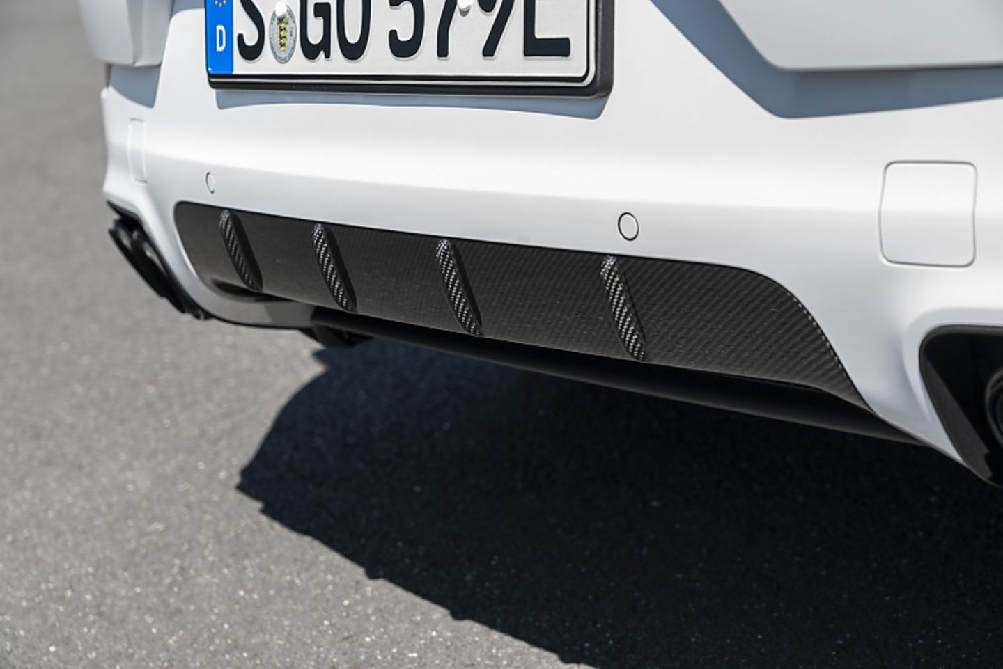 Ein Heck-Diffusor leistet Abtrieb