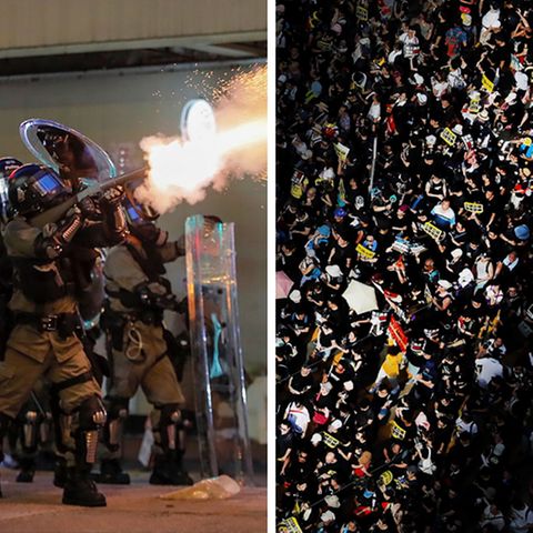 Proteste in Hongkong
