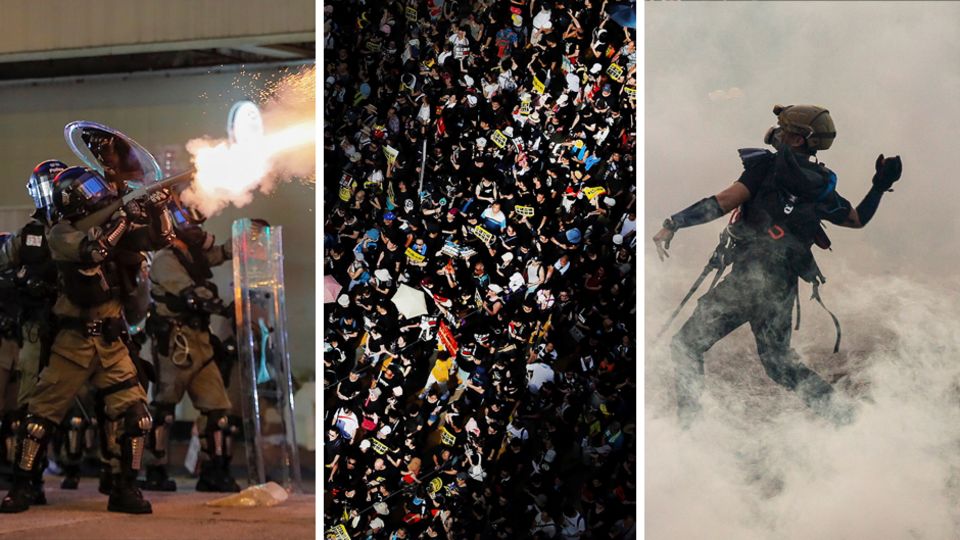 Proteste in Hongkong