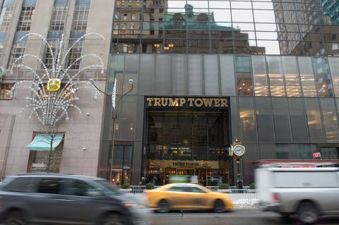 Der Trump Tower in der Fifth Avenue in New York