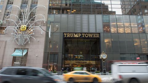 Der Trump Tower in der Fifth Avenue in New York