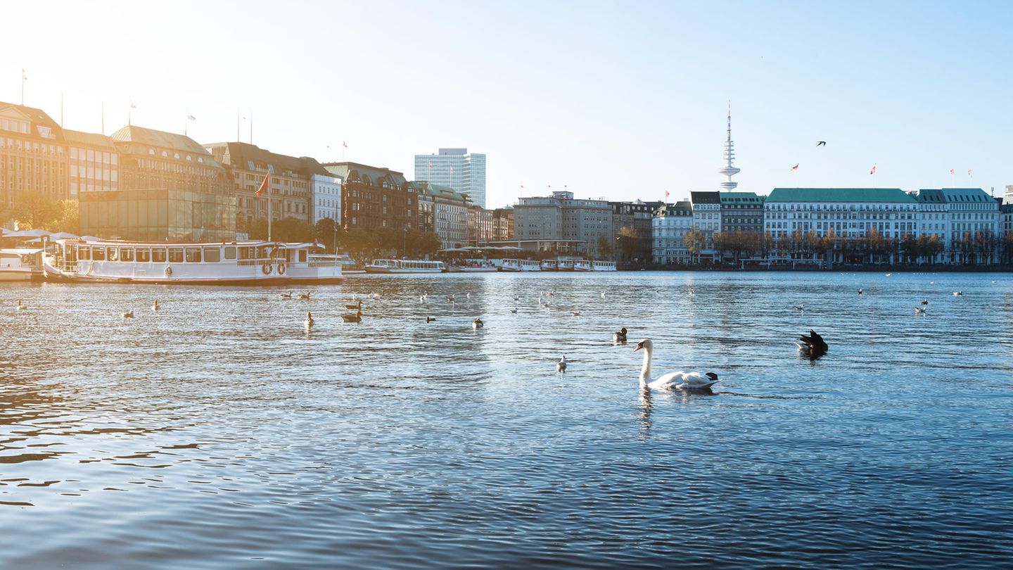 Binnenalster in Hamburg