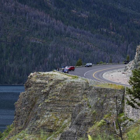 Die Going-to-the-Sun-Road im Glacier Nationalpark