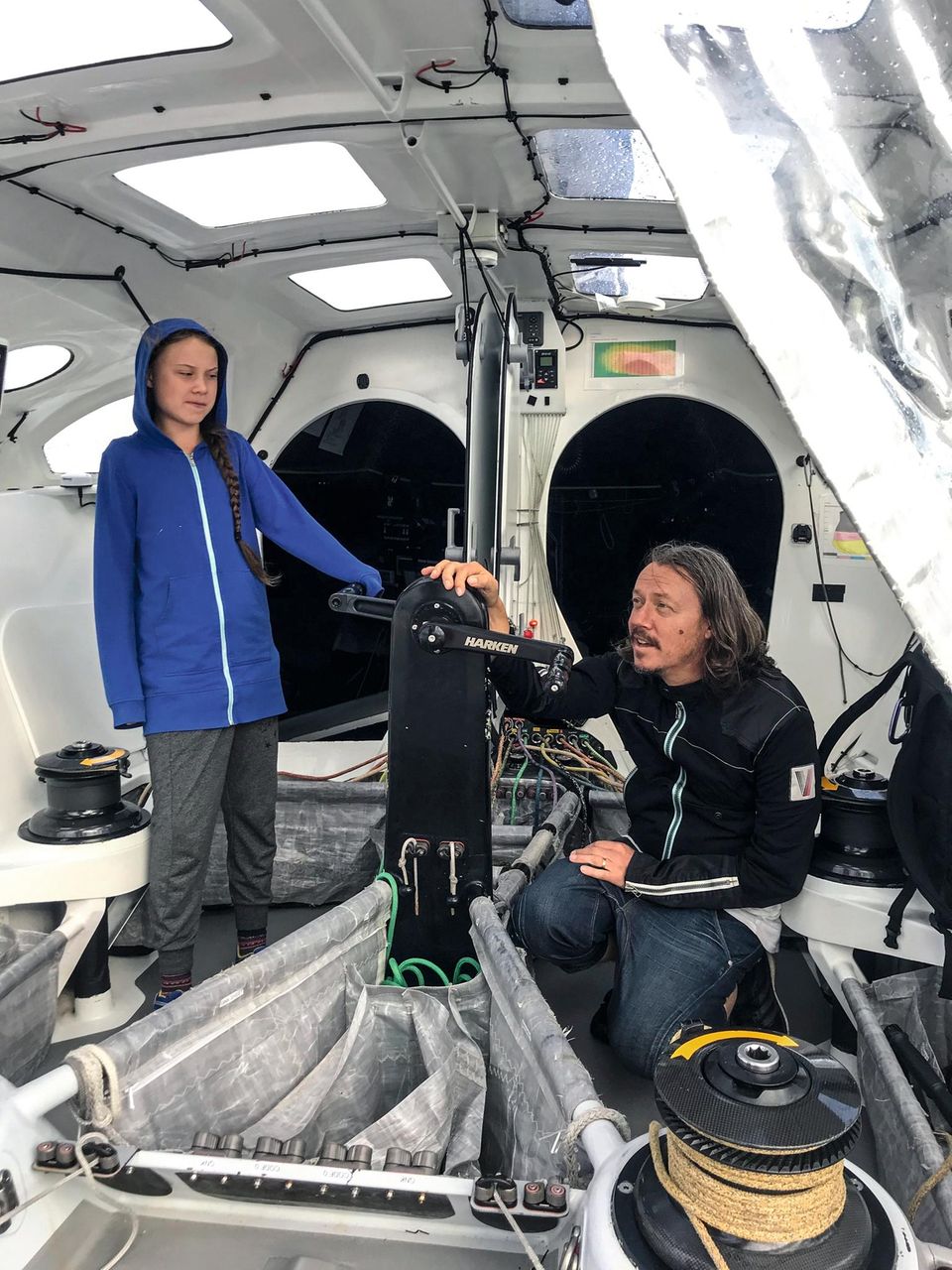 Greta Thunbergs Atlantik-Überquerung Greta Thunberg
