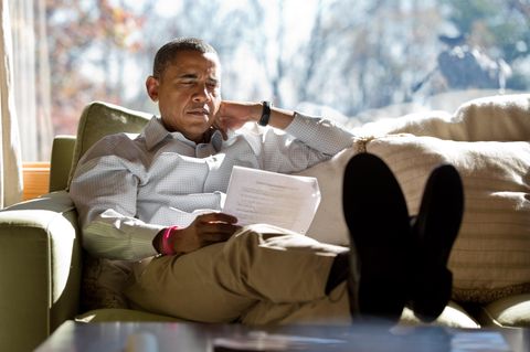 Barack Obama liest