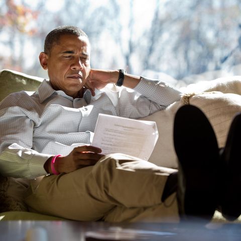 Barack Obama liest