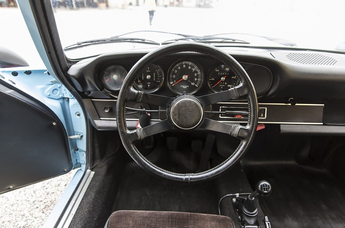 Klassisches Porsche-Cockpit