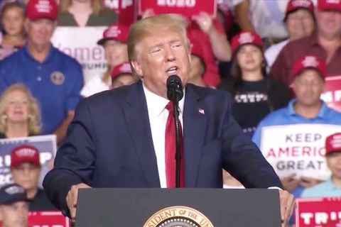 US-Wahlkampf: Trump attackiert Demonstranten persönlich: "ernsthaftes Gewichtsproblem"