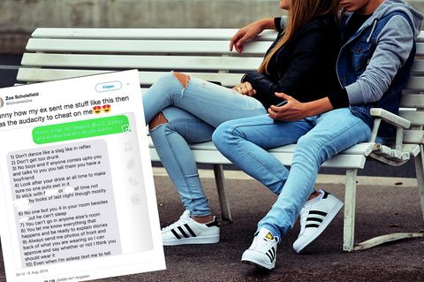 Eifersucht: Freund schreibt Liste mit Ansprüchen