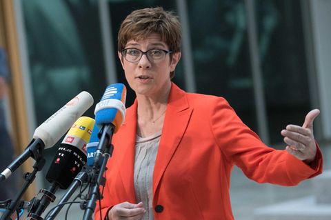 Annegret Kramp-Karrenbauer im Konrad-Adenauer-Haus