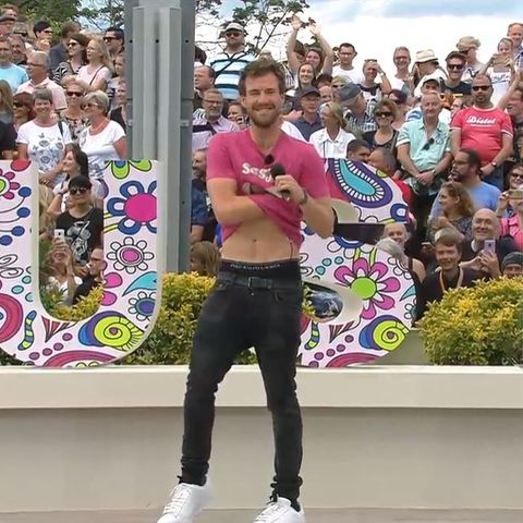 Luke Mockridge im ZDF-"Fernsehgarten"