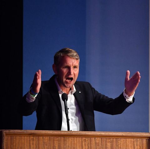 Björn Höcke auf dem AfD-Landesparteitag in Arnstadt