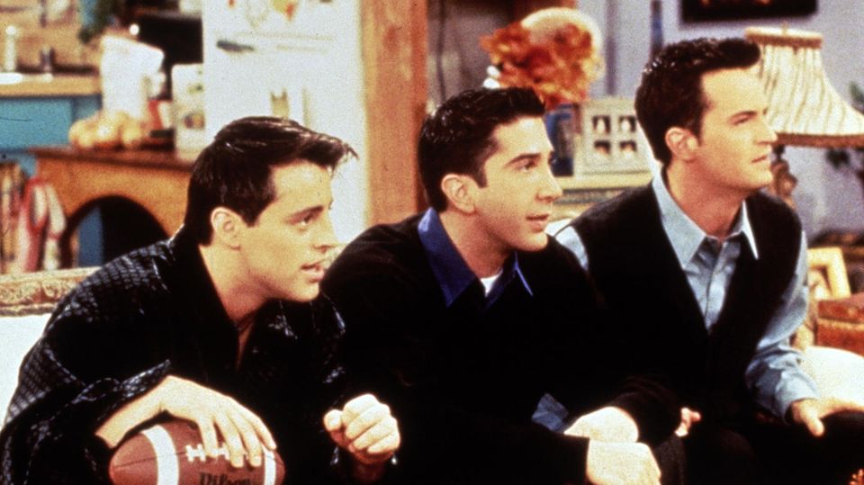 Joey, Ross und Chandler aus der Kultserie "Friends"