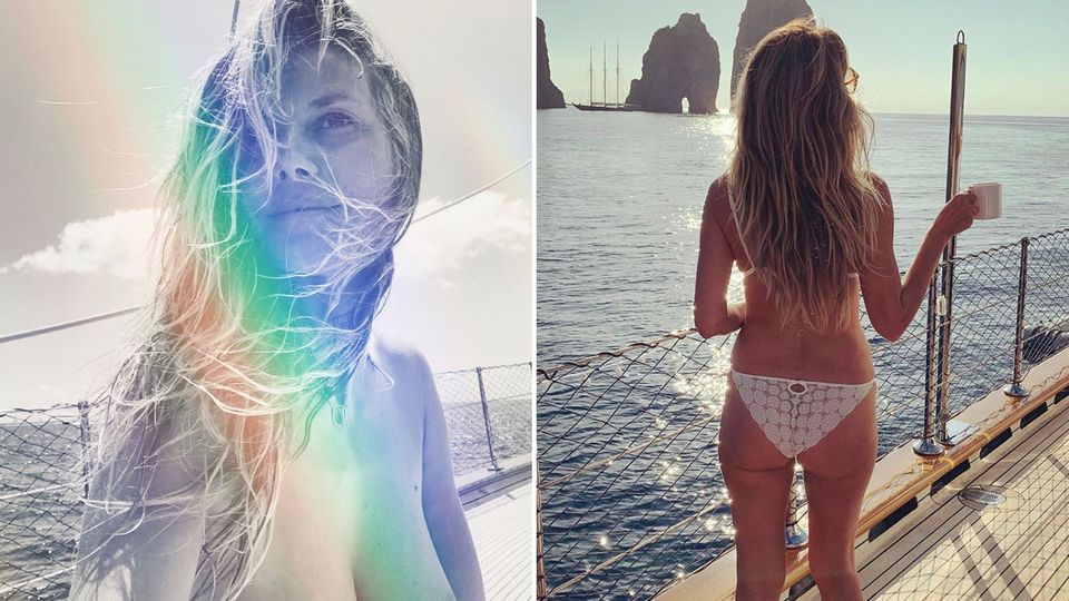 Heidi Klum in den Flitterwochen mit Tom Kaulitz