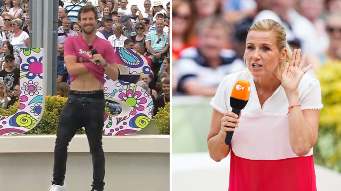 ZDF-Fernsehgarten: Luke Mockridge, Andrea Kiewel