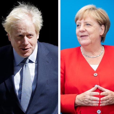 Combo - Macron, Johnson, Merkel