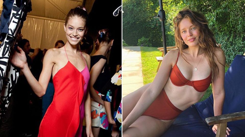 Das ehemalige Victoria-Secret-Model bringt heute 15 Kilo mehr auf die Waage Das ehemalige Victoria-Secret-Model bringt heute 15 Kilo mehr auf die Waage