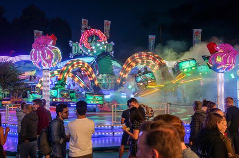 Kirmes aachen - Unfall Karussell