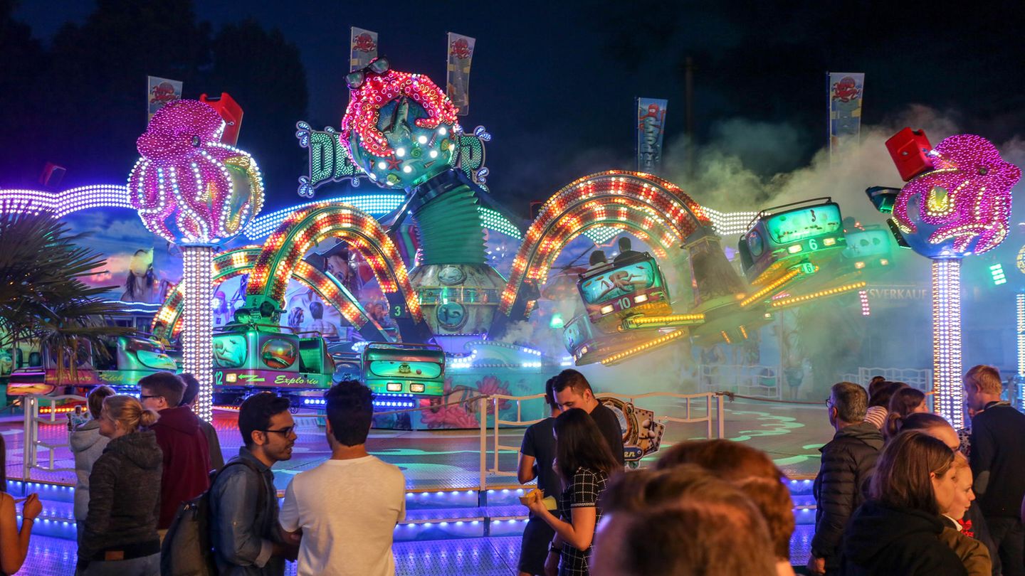 Kirmes aachen - Unfall Karussell