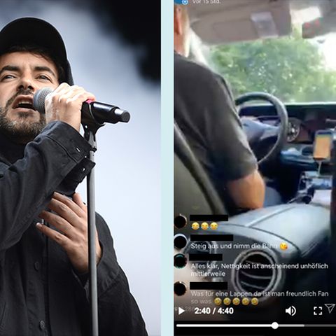 Chefket hält die Unterhaltung auf Instagram fest