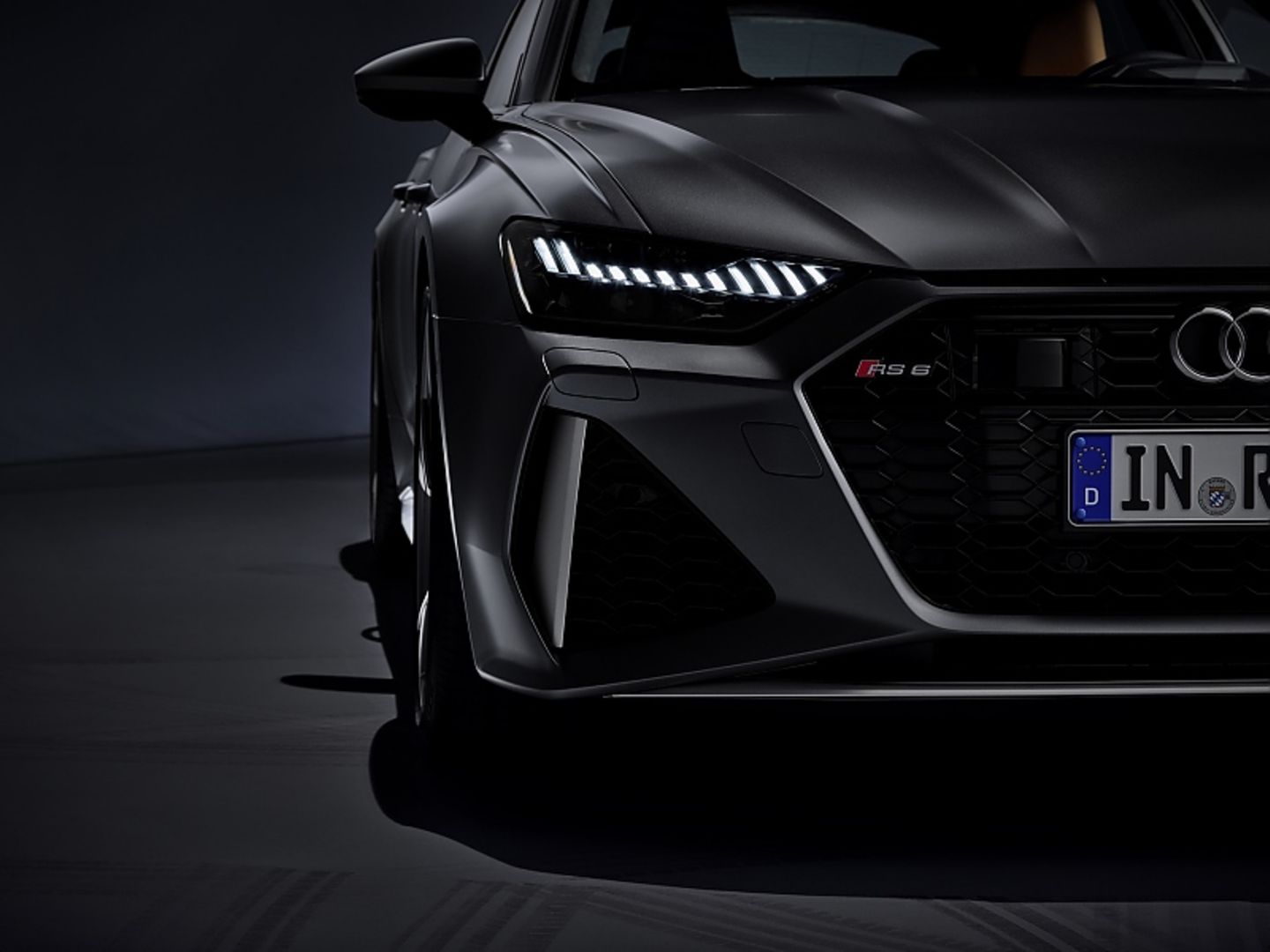 Beim Audi RS6 Avant gibt es LED-Matrix Licht