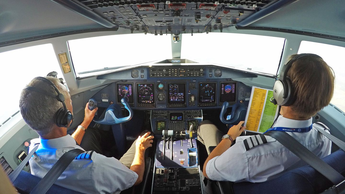 Im Cockpit