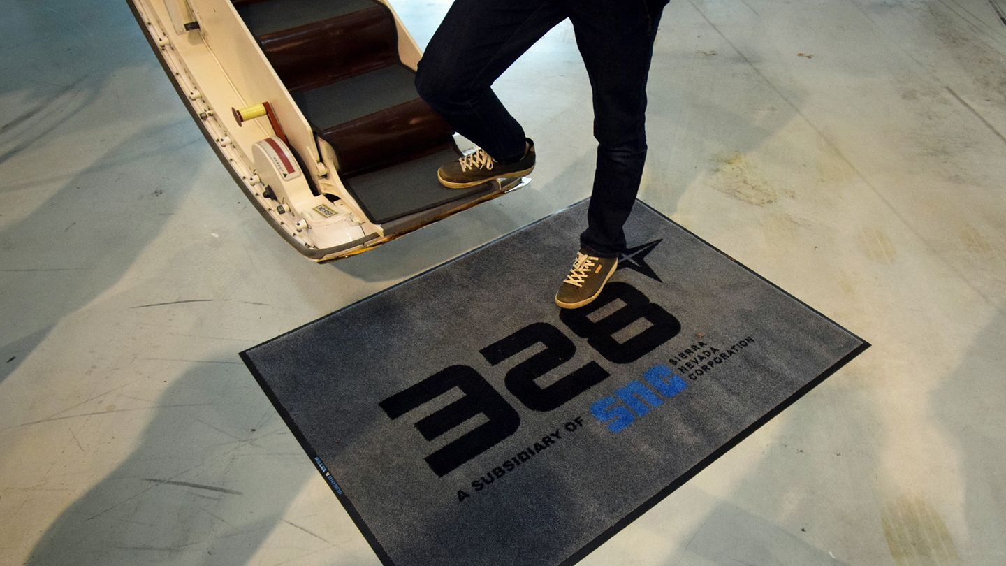 Ausgeklappte Treppe