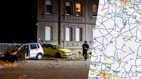 Unfall in Wiesbaden, Karte aus dem Unfallatlas