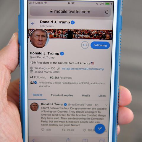 Der Twitter-Kanal von US-Präsident Donald Trump