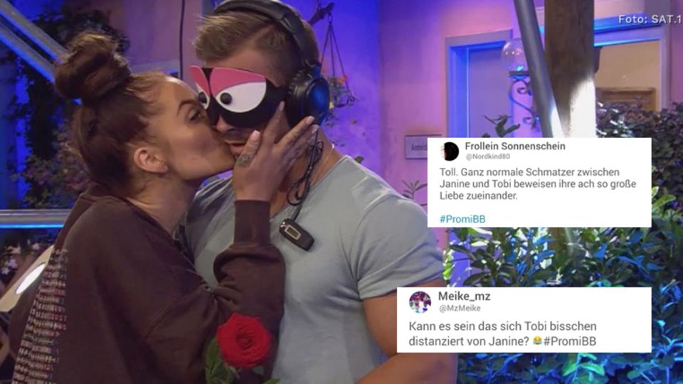 "Promi Big Brother": "Distanziert sich Tobi?" – Twitternutzer spekulieren über offene Küsse der Hausbewohner