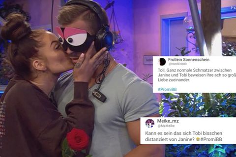 "Promi Big Brother": "Distanziert sich Tobi?" – Twitternutzer spekulieren über offene Küsse der Hausbewohner