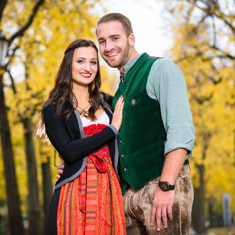 Auf dem Okotoberfest sind Trachten Tradition