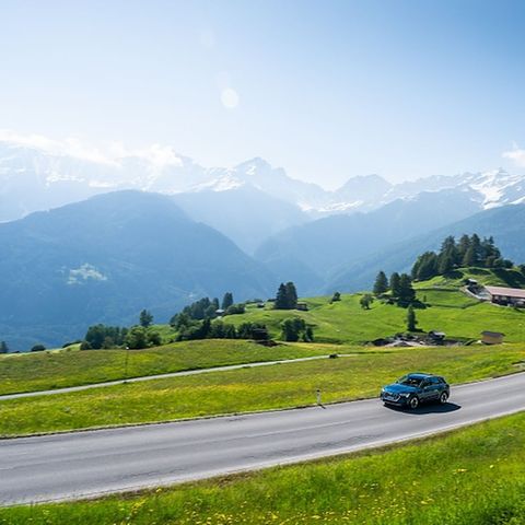 Die Route führte teilweise über malerische Strecken
