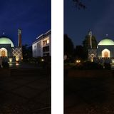 Test: Trotz schlechten Lichtbedingungen schafft es das Note (links) noch beeindruckend viele Details zu erfassen. Im Vergleich zum iPhone (rechts) fängt es Farben mit mehr Nuancen ein. Näher an der echten Lichtstimmung ist dabei aber das iPhone.