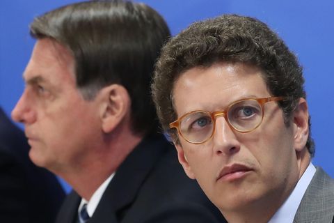 Brasiliens Umweltminister Ricardo Salles müsste Brände am Amazonas bekämpfen