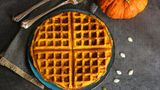 Eine Kürbiswaffel
