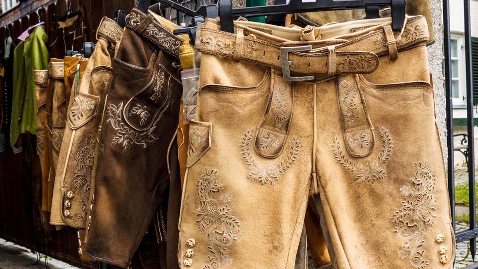 Die Lederhose ist ein Muss auf dem Oktoberfest