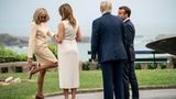G7 Donald Trump Emmanuel Macron